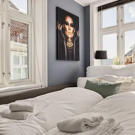 Dinbnb I 300m To Bryggen & Floien I Renovated 2023 Apartment
