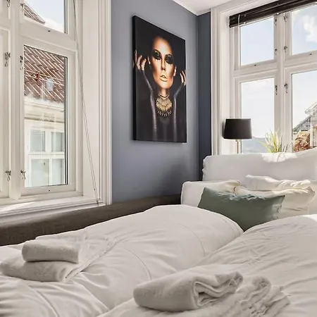 아파트 Dinbnb I 300m To Bryggen & Floien I Renovated 2023 *